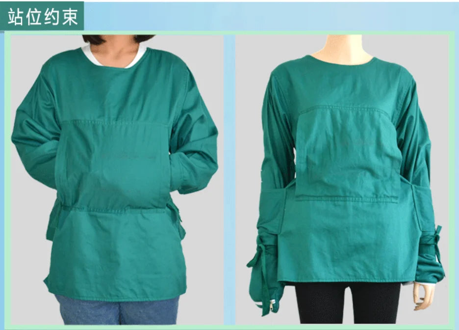 High Quality Patient Restraint Clothes Cotton Anti-Scratch Restless Green Safety Clothing For Family Elderly Health Care