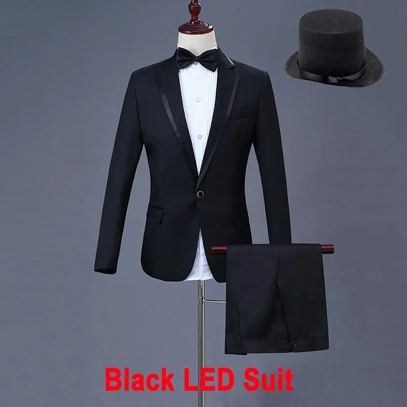 Full Color LED Suit Costumes Clothes Lights Glowing Stage Dance Performance Show Dress Luminous Light Up Clothing For Night Club