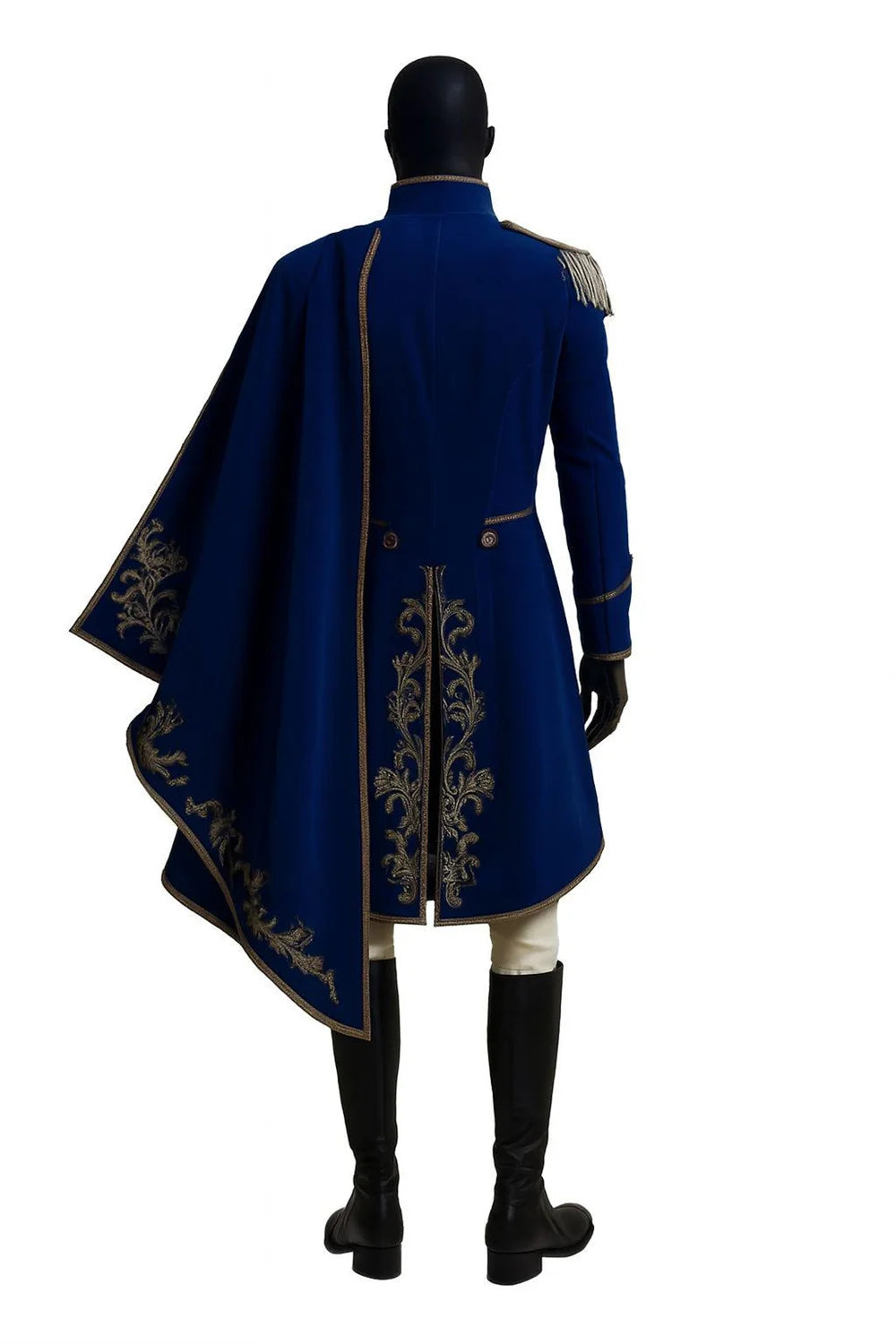 Gorgeous Victorian Rococo Baroque Costume Men Royal Prince King Aristocrat Gentleman Costume Medieval Knight Costume with Cloak