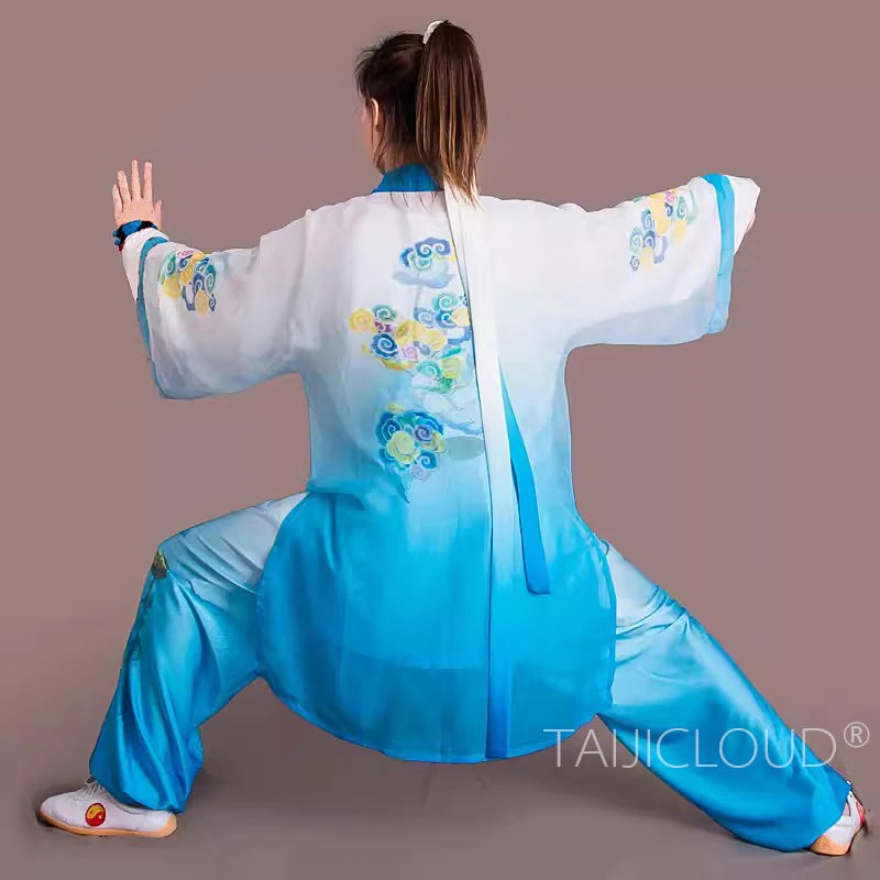 Tai Chi Clothing for Men and Women, Suitable for Martial Arts and Qigong, Spring and Summer, Morning Practice