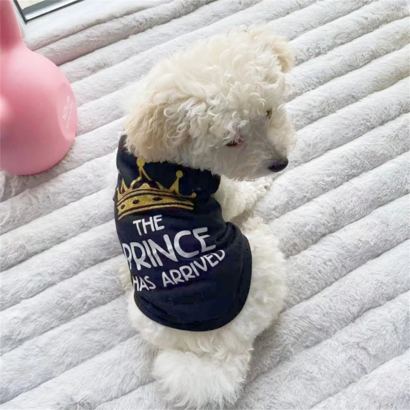 Cotton Vest for Dogs and Cats, Costume Pet Clothes, Fashion Clothing for Puppies, Pugs, Shih Tzu, 5 Sizes, Summer