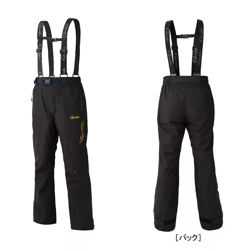 Gamakatsu Fishing Clothing Thin Three-layer Rubber Windproof Rainproof Jacket Rock Fishing Coat Overalls Two-piece Set GM-3772