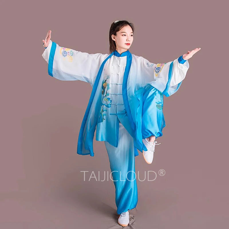 Tai Chi Clothing for Men and Women, Suitable for Martial Arts and Qigong, Spring and Summer, Morning Practice