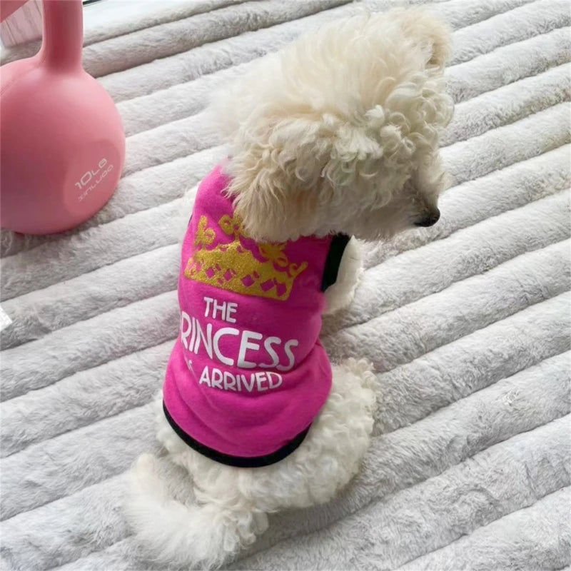 Cotton Vest for Dogs and Cats, Costume Pet Clothes, Fashion Clothing for Puppies, Pugs, Shih Tzu, 5 Sizes, Summer