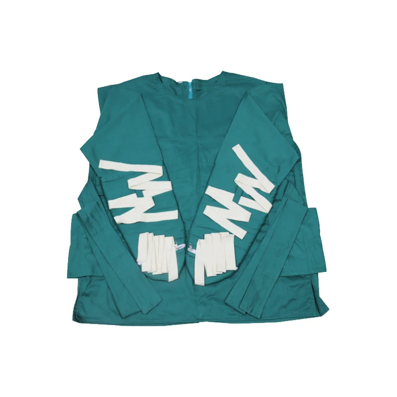 High Quality Patient Restraint Clothes Cotton Anti-Scratch Restless Green Safety Clothing For Family Elderly Health Care