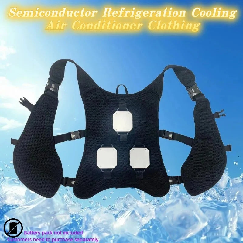 Outdoor Work Circulating Ice Clothes Semiconductor Refrigeration Cooling Air Conditioner Clothing Summer Air Conditioning Vest