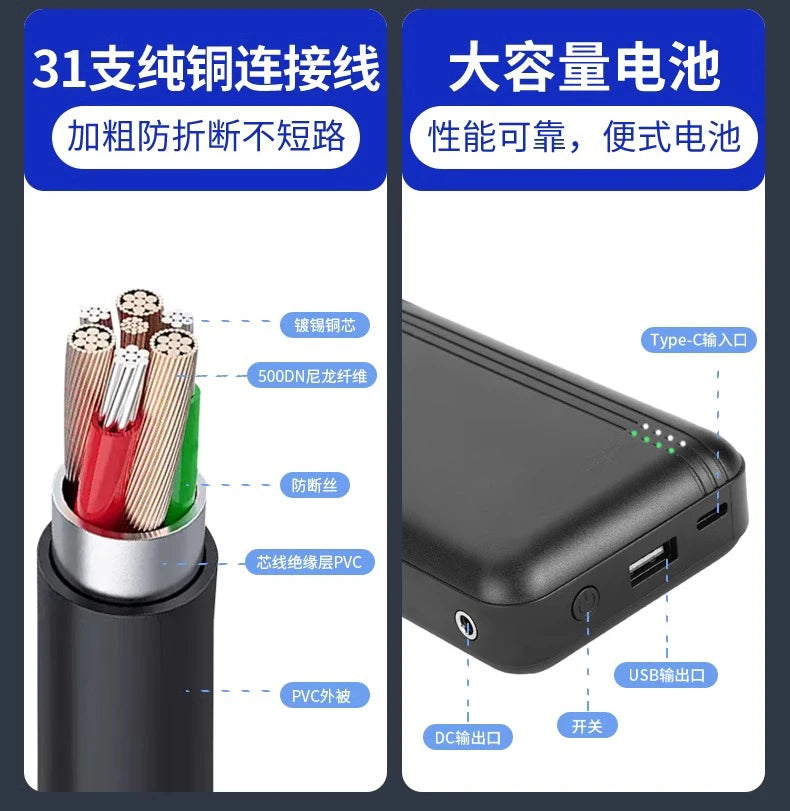 Summer heatstroke fan air conditioner clothing outdoor work clothing with fan refrigeration