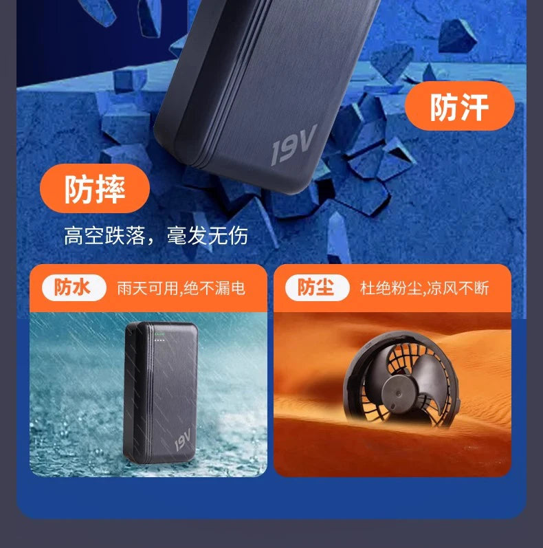 Summer heatstroke fan air conditioner clothing outdoor work clothing with fan refrigeration