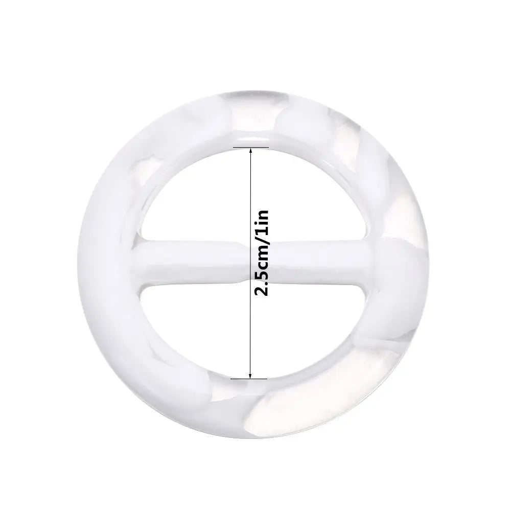 Round Round Belt Buckle Fashion Ladies Silk Buckle Scarf Clips Ring T-shirt Clips Shirt Button Coat Waist Button Clothing Decor