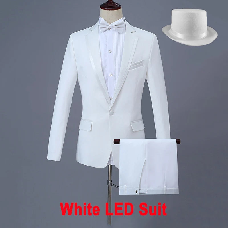Full Color LED Suit Costumes Clothes Lights Glowing Stage Dance Performance Show Dress Luminous Light Up Clothing For Night Club