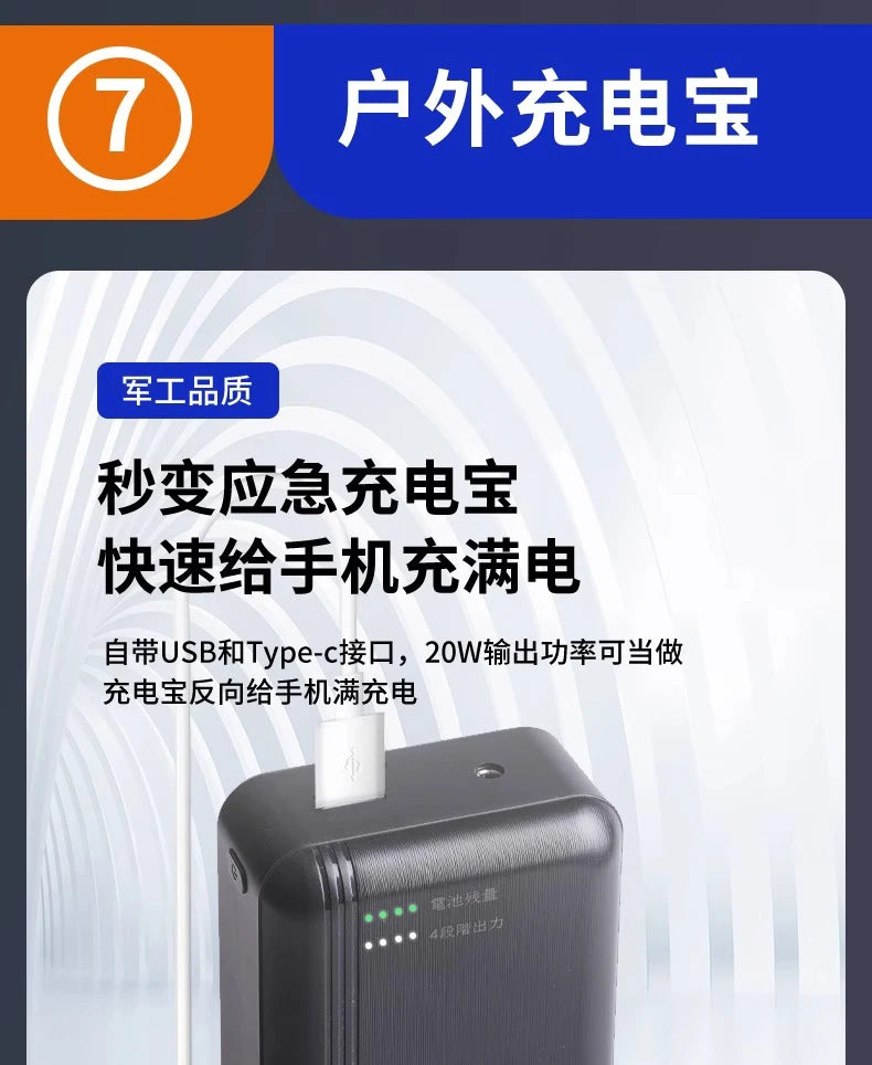 Summer heatstroke fan air conditioner clothing outdoor work clothing with fan refrigeration