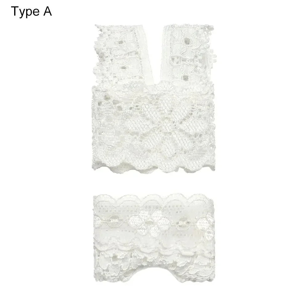 1Set Sexy Pajamas Colorful Clothing Underwear Lingerie Bra Dress Lace Homewear Accessories Clothes for Doll DIY Toy