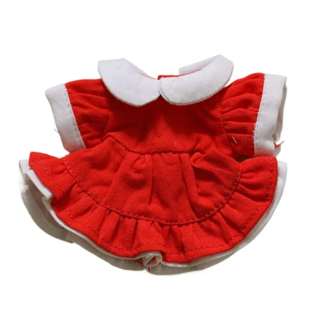 Stuffed Clothes Dress Up Lolita Dress Maid Dress Clothing ‘s Clothes 12cm Princess Skirt Cotton Clothes Girl Gifts
