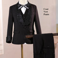 2026 Fashion Kids Boys Suit Set Blazer Outfit Children PerformanceEvening Celebration Formal Wear Clothes Gown Birthday Party