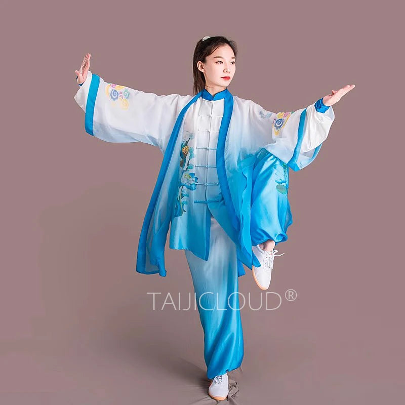 Tai Chi Clothing for Men and Women, Suitable for Martial Arts and Qigong, Spring and Summer, Morning Practice