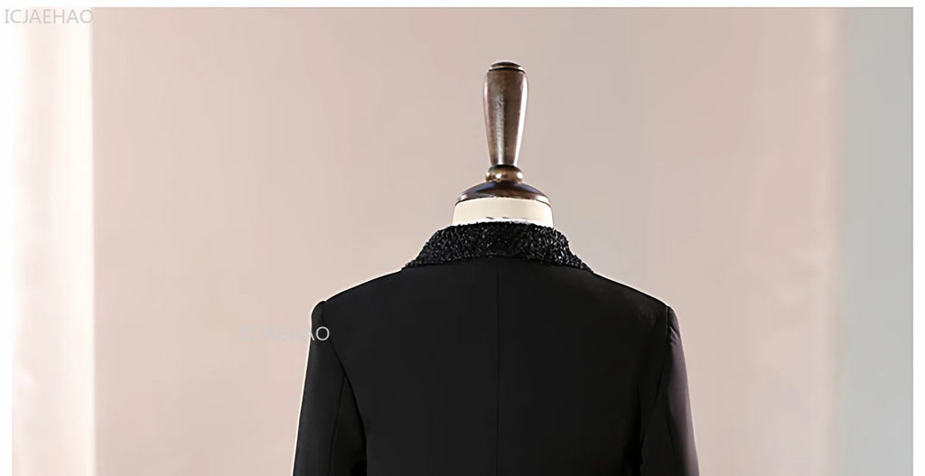 2026 Fashion Kids Boys Suit Set Blazer Outfit Children Performance GownCelebration Formal Wear Clothes Birthday Party Evening