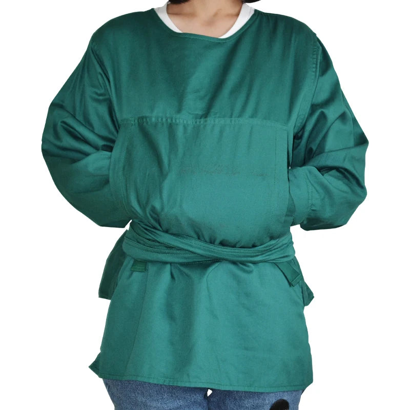 High Quality Patient Restraint Clothes Cotton Anti-Scratch Restless Green Safety Clothing For Family Elderly Health Care