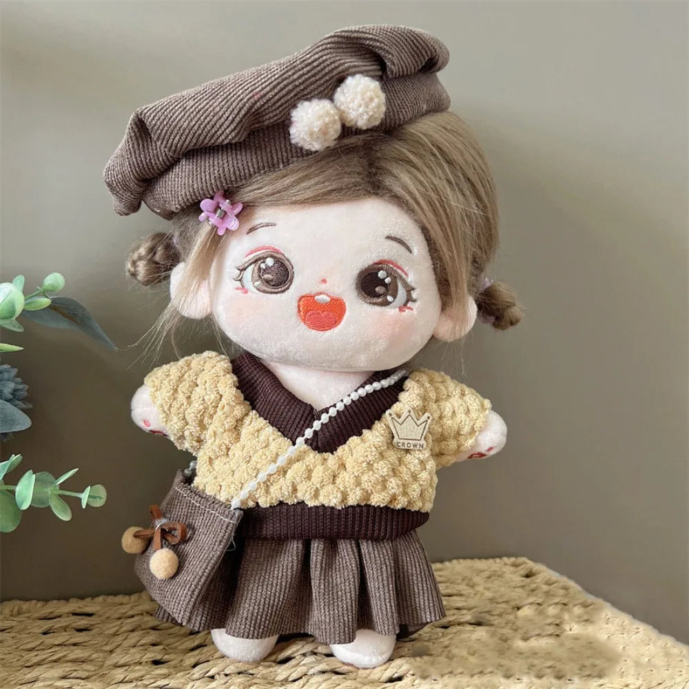 1 set Dress Up 20cm Cotton Clothes Outfit DIY Clothing Star Clothes Suit Lovely Kawaii No Attributes Clothes Accessories