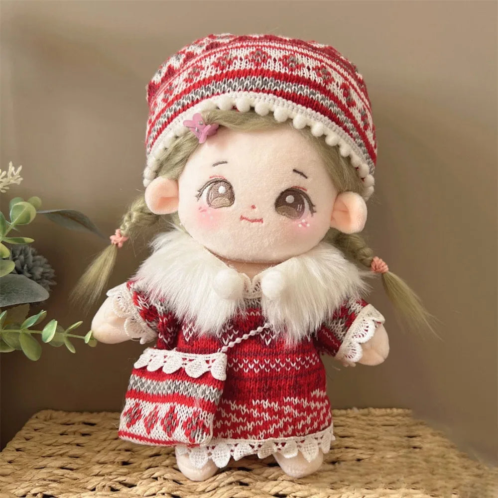 1 set Dress Up 20cm Cotton Doll Clothes DIY Clothing Kawaii Star Doll Clothes Suit Mini Outfit No Attributes Dolls Clothes