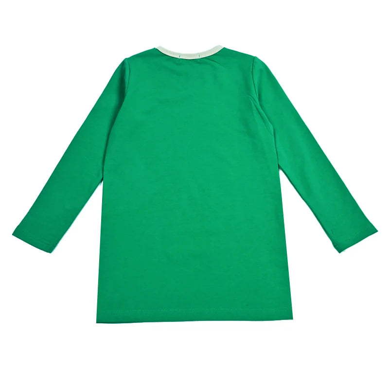 Family matching clothes summer collection girl dress boy top tee shirt baby set girl skirt green children cotton clothing outfit
