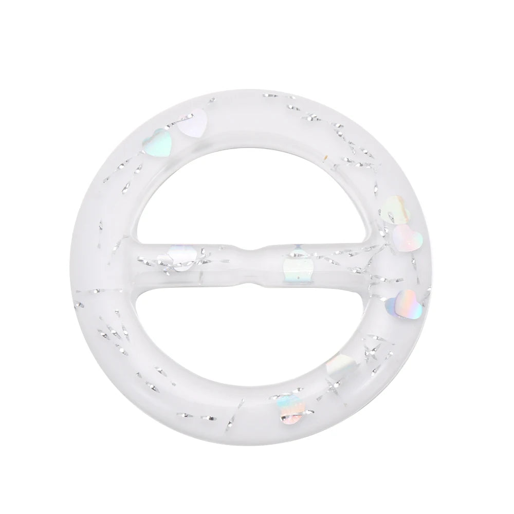 Round Round Belt Buckle Fashion Ladies Silk Buckle Scarf Clips Ring T-shirt Clips Shirt Button Coat Waist Button Clothing Decor