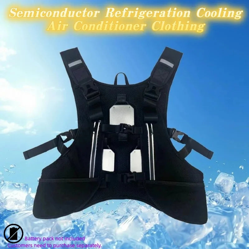 Outdoor Work Circulating Ice Clothes Semiconductor Refrigeration Cooling Air Conditioner Clothing Summer Air Conditioning Vest