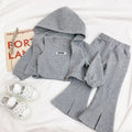 Children's Clothing Sets Hoodie+ Tank Top + Bell-bottoms 3Pcs Sets Kids Clothes Girls Baby Girl Outfit Set Kids Boutique Clothes