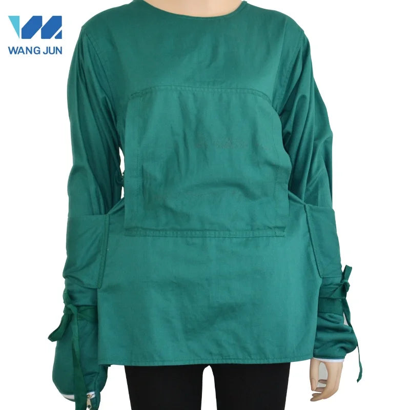 High Quality Patient Restraint Clothes Cotton Anti-Scratch Restless Green Safety Clothing For Family Elderly Health Care