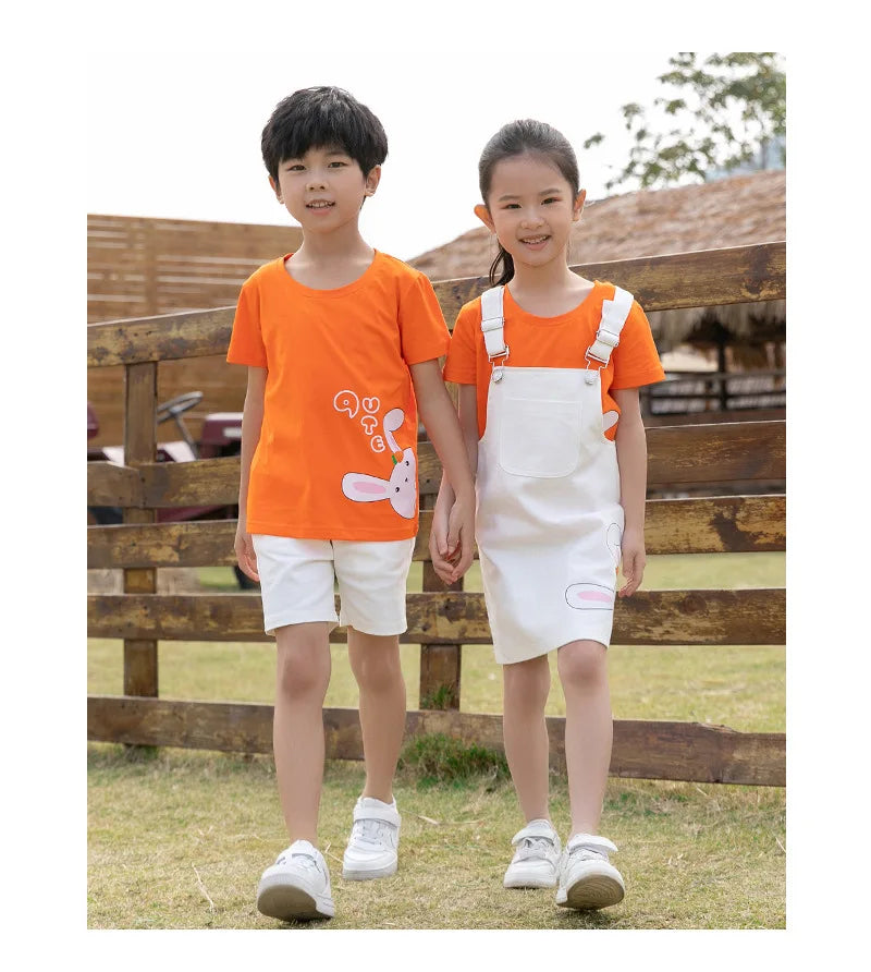 Family Vacation Clothing Resorts Look Parent Child Clothes Mom and Daughter Suspender Dress Two Piece Sets Dad Son Same Outfits